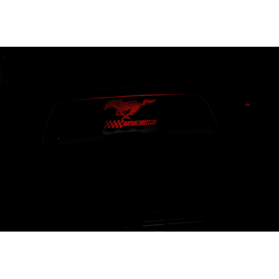 WindRestrictor logo Pony avec illumination rouge Mustang Décapotaable 2015-2019